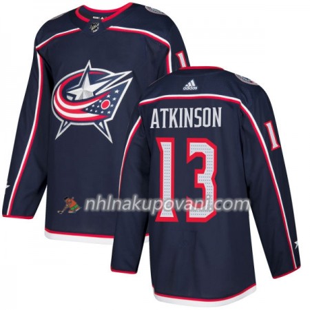 Columbus Blue Jacket Dresys Cam Atkinson 13 Adidas 2017-2018 Modrá Authentic - Pánské